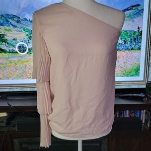 Nordstrom Chelsea‎ 28 1 sleeve shirt size XS pleats NWT
